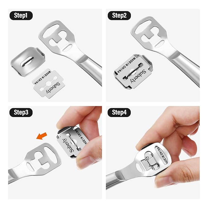 120 Pieces Callus Shaver Replacement Blades