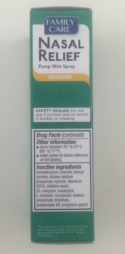 2 Pack - Family Care Nasal