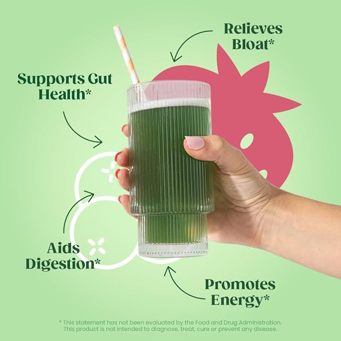 Bloom Nutrition Superfood Greens Powder, Digestive 30 SVG,