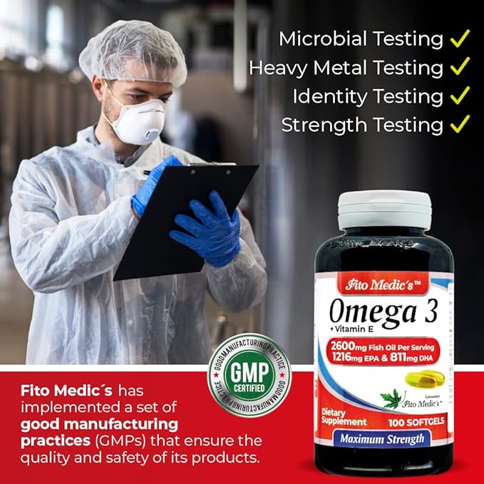 Lab - Omega 3 fish oil -2600 mg 3 - 3 supplement.