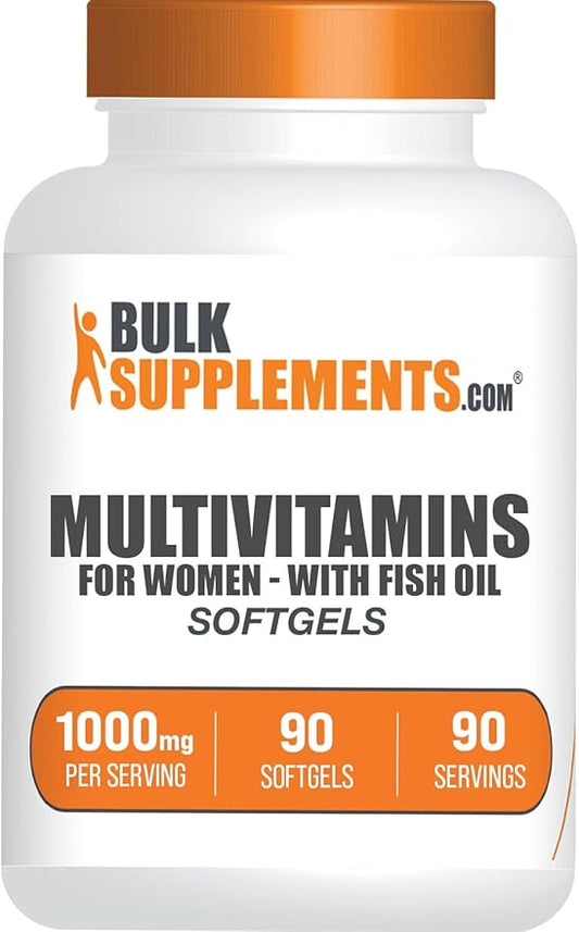 BulkSupplements.com Multivitamin for Women Softgels 1 Softgel 90 Count 1)