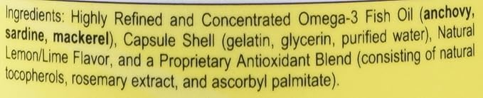 Ortho Molecular Products Orthomega Fish Oil 950mg 60 60 Capsules