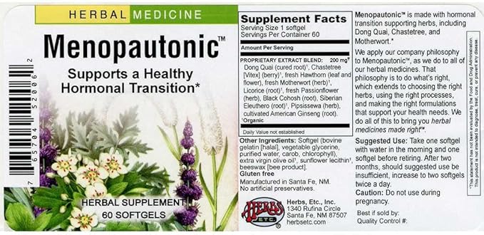 Menopautonic - Menopausal Relief - 60