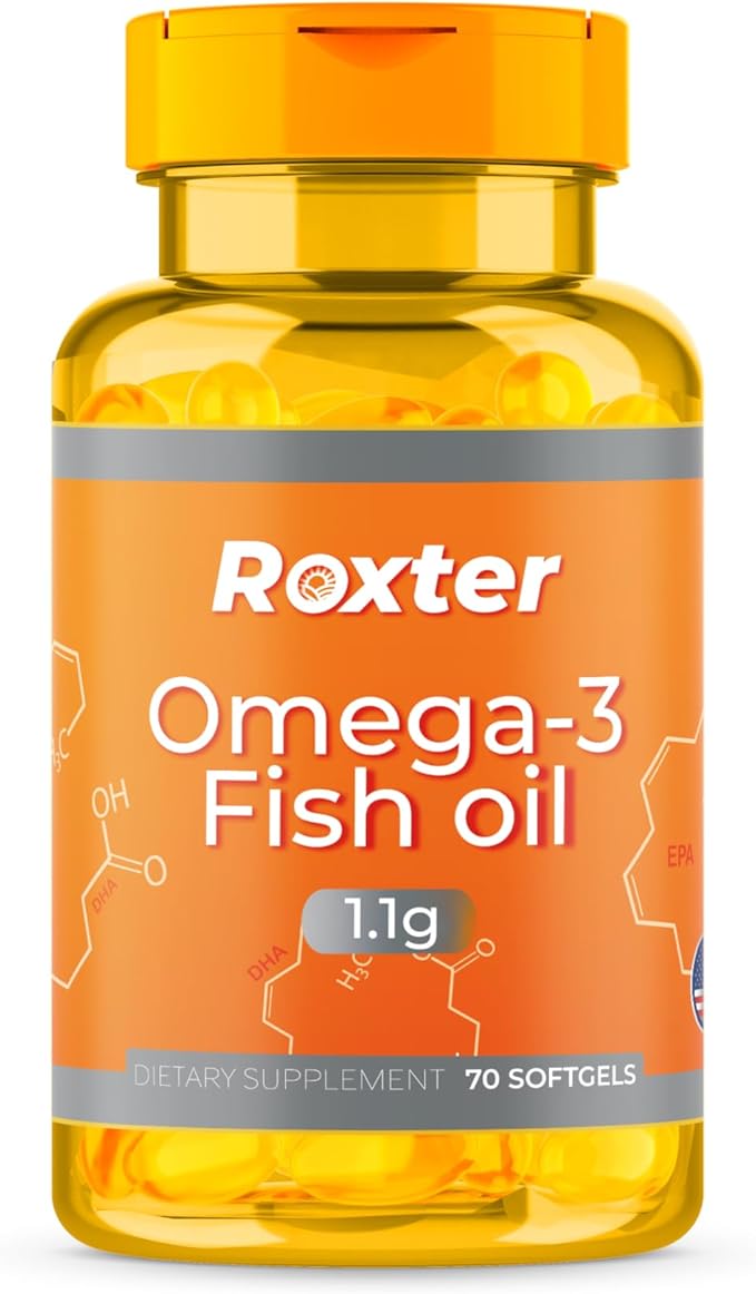 Fish Oil 1100 mg, Supports Heart 3 EPA 70 Rapid