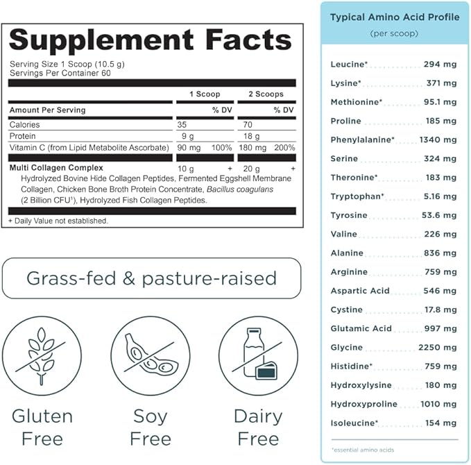 Ancient Nutrition Collagen Powder Protein (60 Servings,