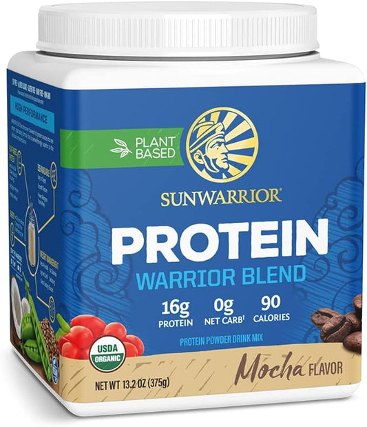 Sunwarrior Vegan Organic Protein Powder Plant-based 15 Servings