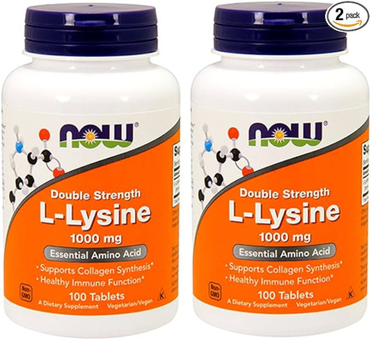NOW Foods L-Lysine 1000mg, 100 Tablets 2)