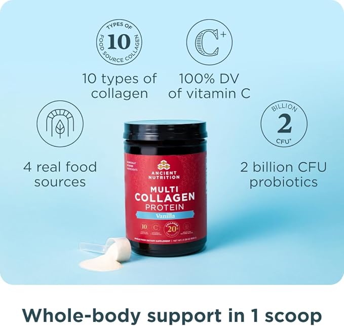 Ancient Nutrition Collagen Powder Protein (60 Servings,