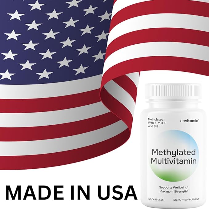 Methylated Multivitamin Multimineral Complex L Methylfolate, 30 Count