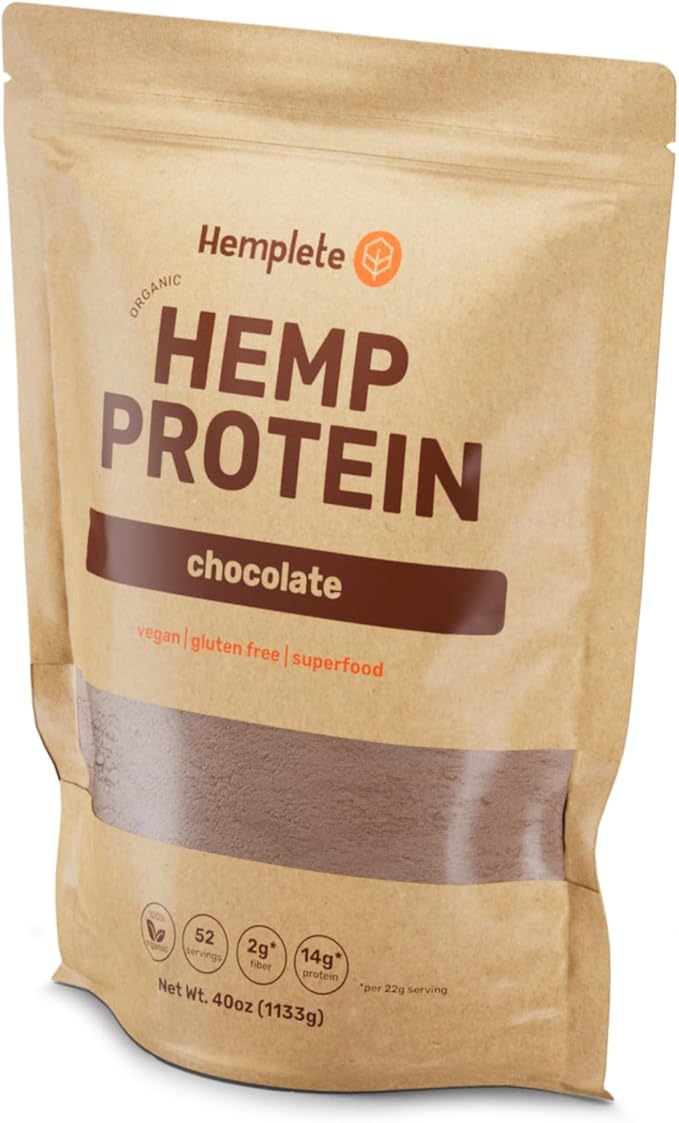Organic Vegan Hemp Heart Protein Powder, 4 Simple (40oz)