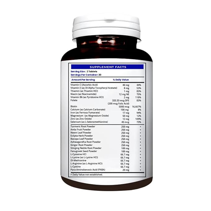Multi-Vitamin for Hair Growth (60 Tablets)