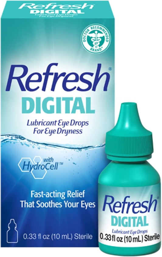 Refresh Digital Lubricant Eye Drops, 0.33 1)