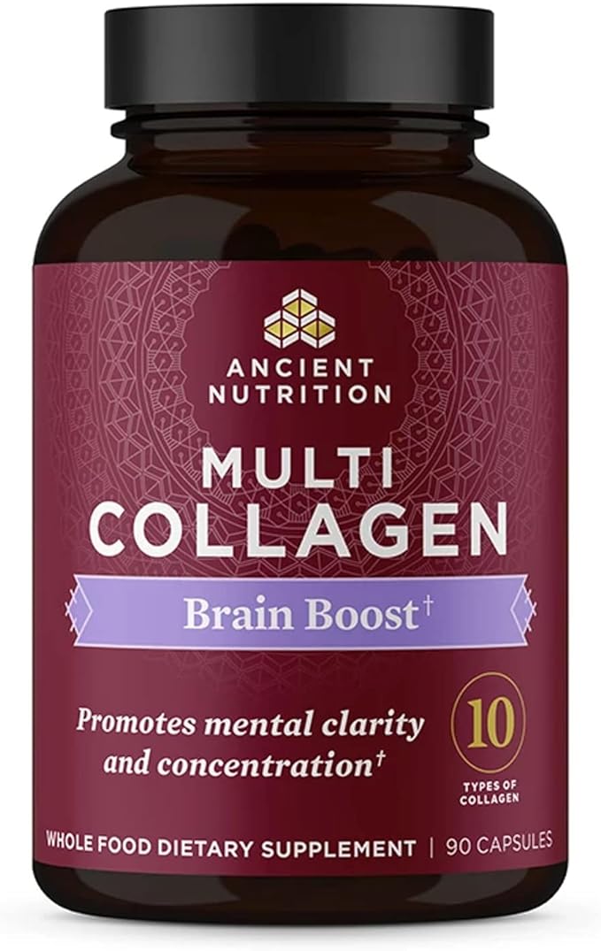 Ancient Nutrition Collagen Protein Brain Boost, 90 ct