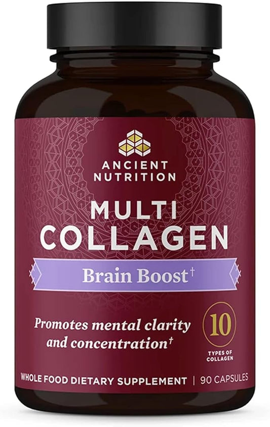 Ancient Nutrition Collagen Protein Brain Boost, 90 ct