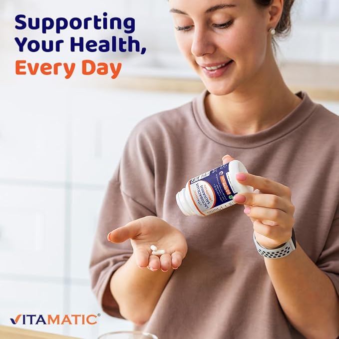 Vitamatic Lactobacillus Salivarius 2 Billion per DR Capsule - 60 Count - Digestive Support - Made with Prebiotic Inulin Fiber (1 Bottle)