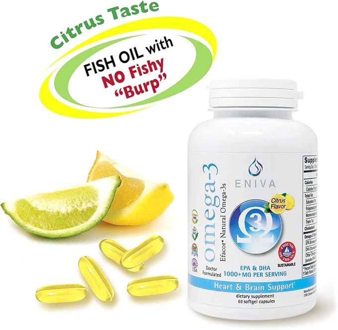 Eniva Omega-3 Fish Oil High EPA/DHA (60 caps)