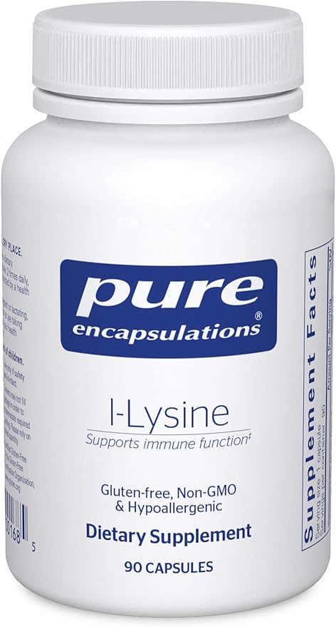 Pure Encapsulations L-Lysine 90 Capsules