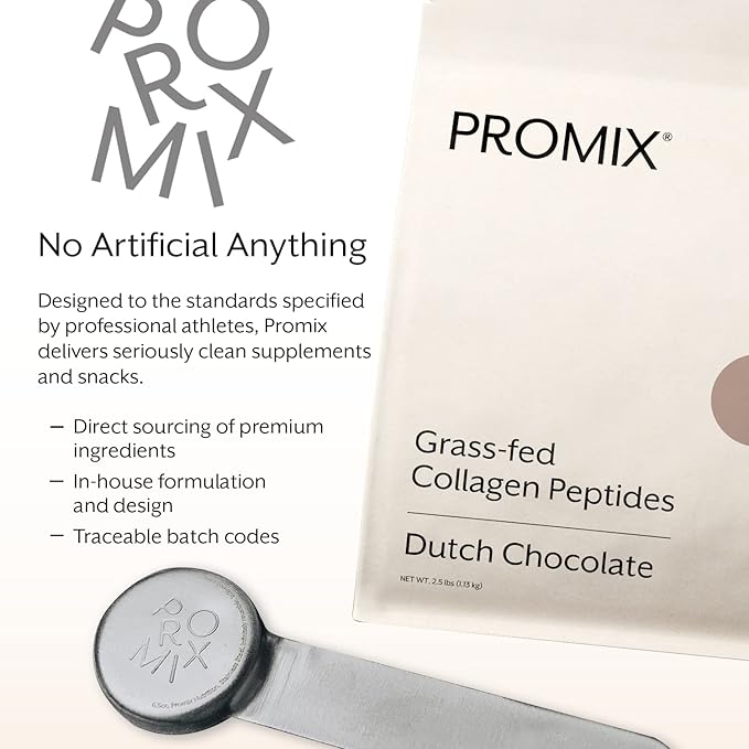 Promix Collagen Peptides, Chocolate, 2.5lb Bulk