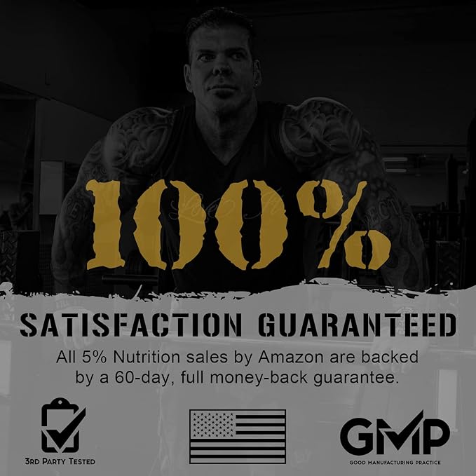 5% Nutrition Core Fish Oil Supplement 2,500 mg 3 Fatty (60 Servings 120 Softgels)