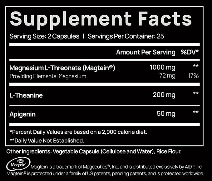 ELMNT Triple Sleep Magnesium Threonate w.