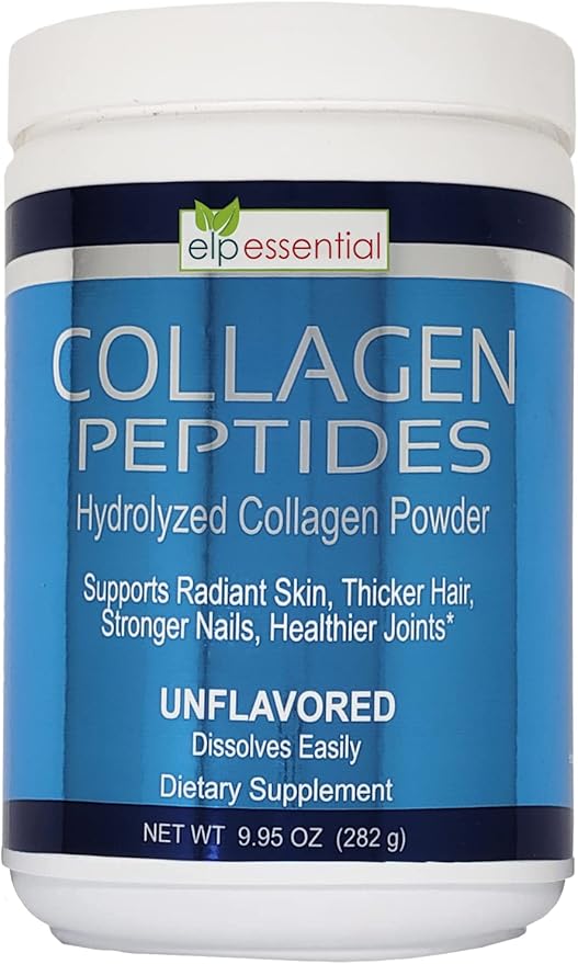 ELP ESSENTIAL Collagen Peptides Powder Supplement, 9.95 oz (282 g)