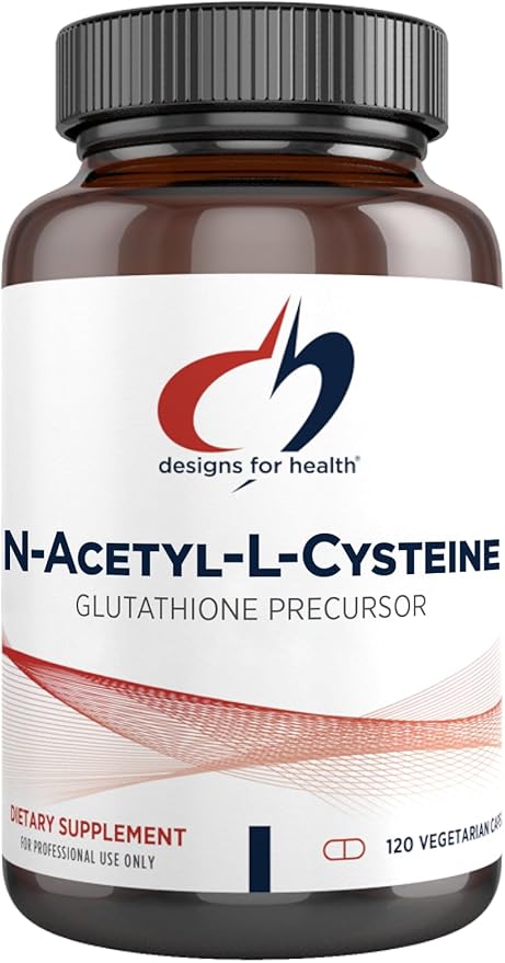 Designs for Health N-Acetyl-L-Cysteine 900mg NAC, (120 Capsules)