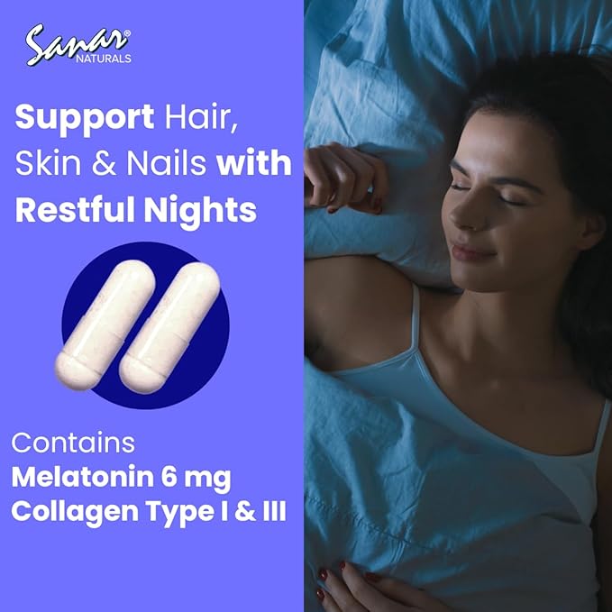 Sanar Naturals Collagen Pills Beauty Sleep 6 mg 150 Capsules