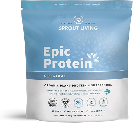 Sprout Living, Epic Protein, Plant Based (5 lb)