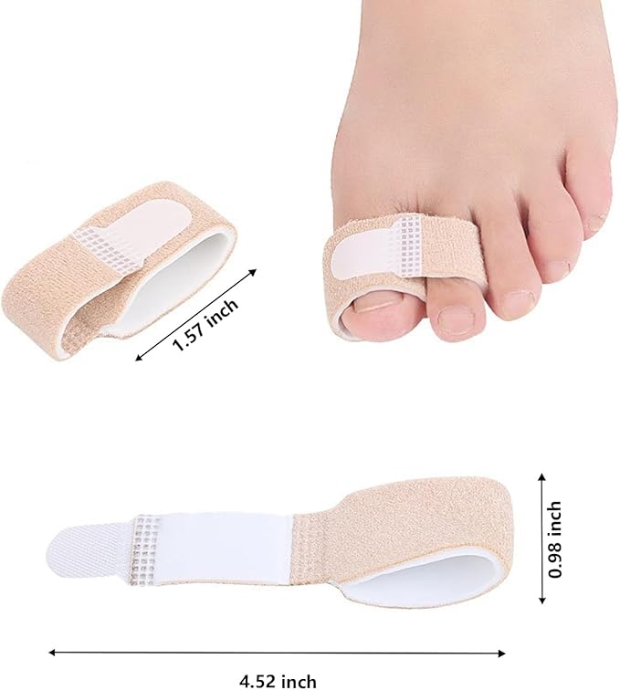 10Pc Fabric Hammer Toe Wraps, Fabric