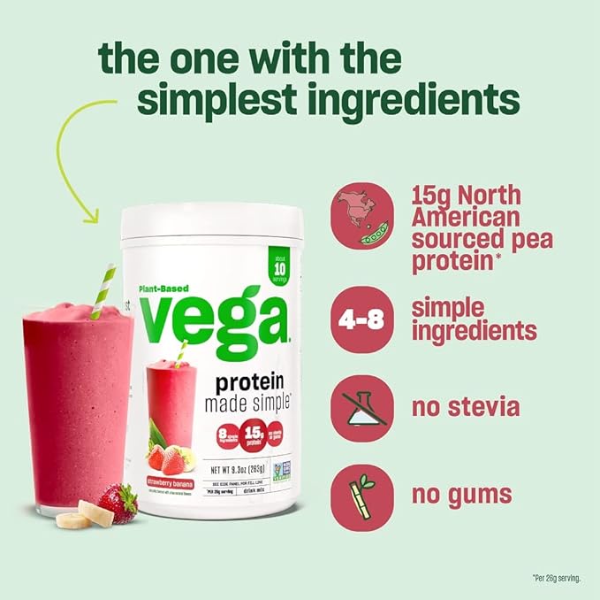 Vega Protein Made Simple Protein Powder, 9.3 oz