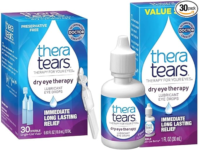 TheraTears Dry Eye Therapy Lubricating Eye 30 Single-Use 1.0 Fl