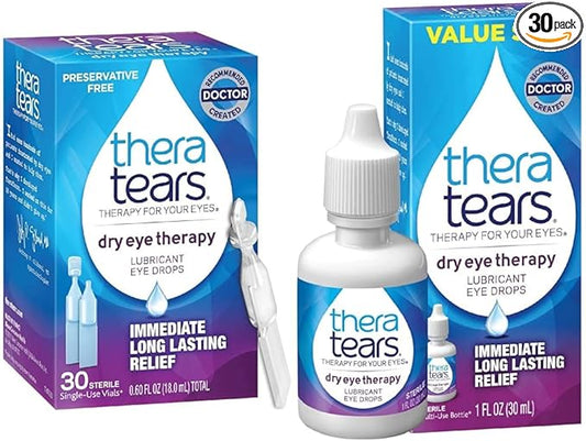 TheraTears Dry Eye Therapy Lubricating Eye 30 Single-Use 1.0 Fl