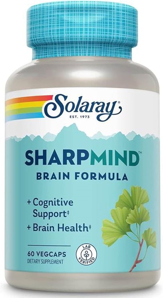 Solaray SharpMind, Cognitive Support Formula 60 VegCaps