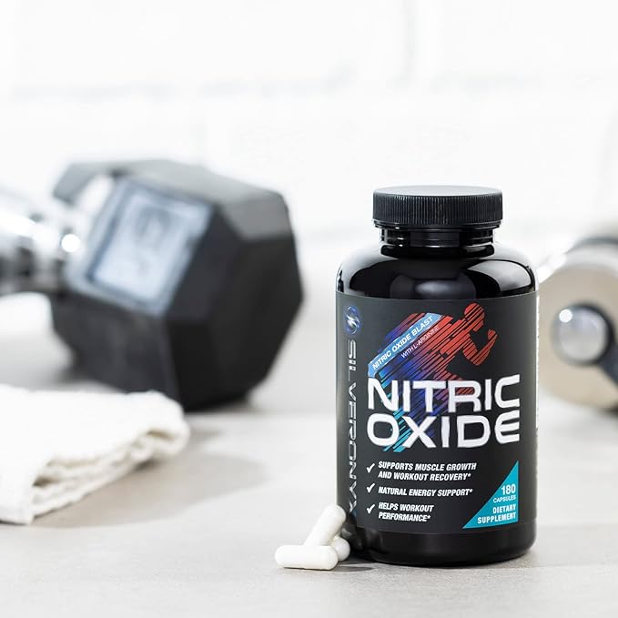 Extra Strength Nitric Oxide Supplement L 3X Strength 180 Capsules
