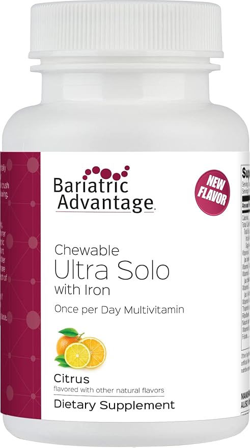 Bariatric Advantage Chewable Ultra Solo B12, C, 30 Count
