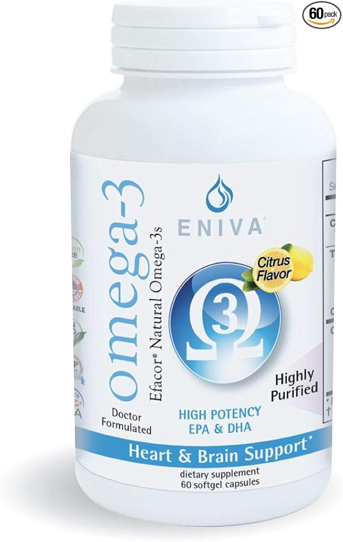 Eniva Omega-3 Fish Oil High EPA/DHA (60 caps)