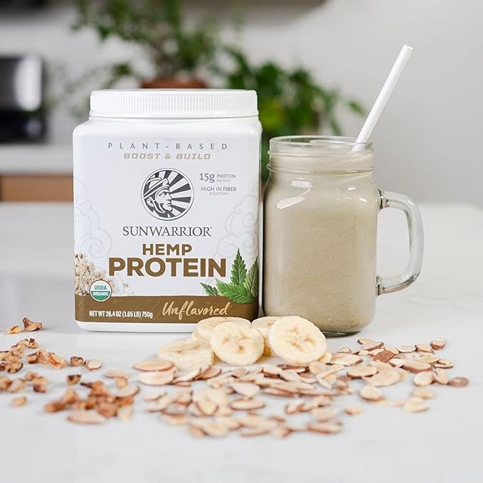 Sunwarrior Vegan Protein Powder with BCAA 25 Servings 750 G