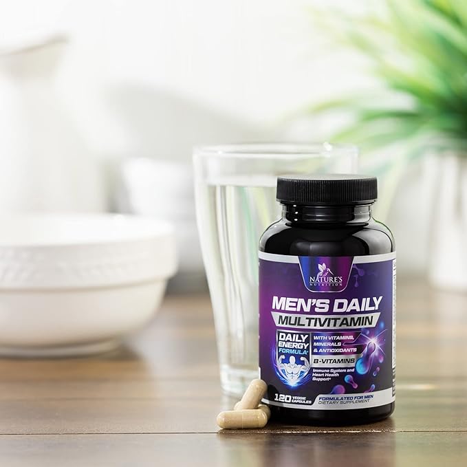 Premium Multivitamin for Men B12, Zinc, 120 Multivitamin
