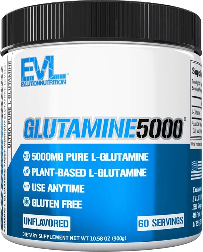 Pure Vegan L-Glutamine Powder Supplement 5g L
