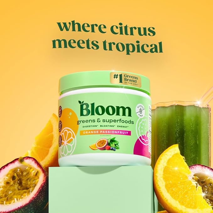 Bloom Nutrition Superfood Greens Powder, Digestive 30 SVG,