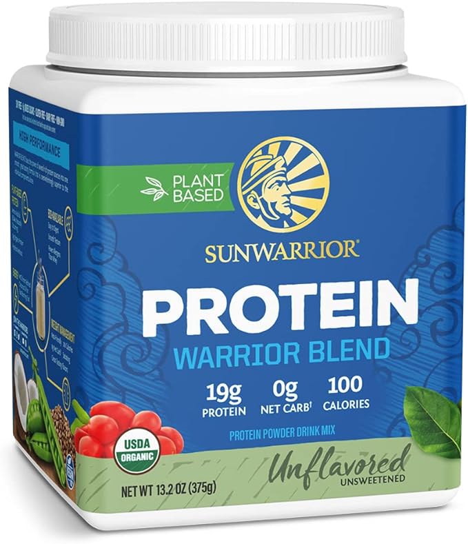 Sunwarrior Vegan Organic Protein Powder Plant-Based 15 Servings