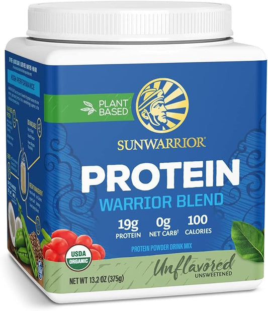 Sunwarrior Vegan Organic Protein Powder Plant-Based 15 Servings