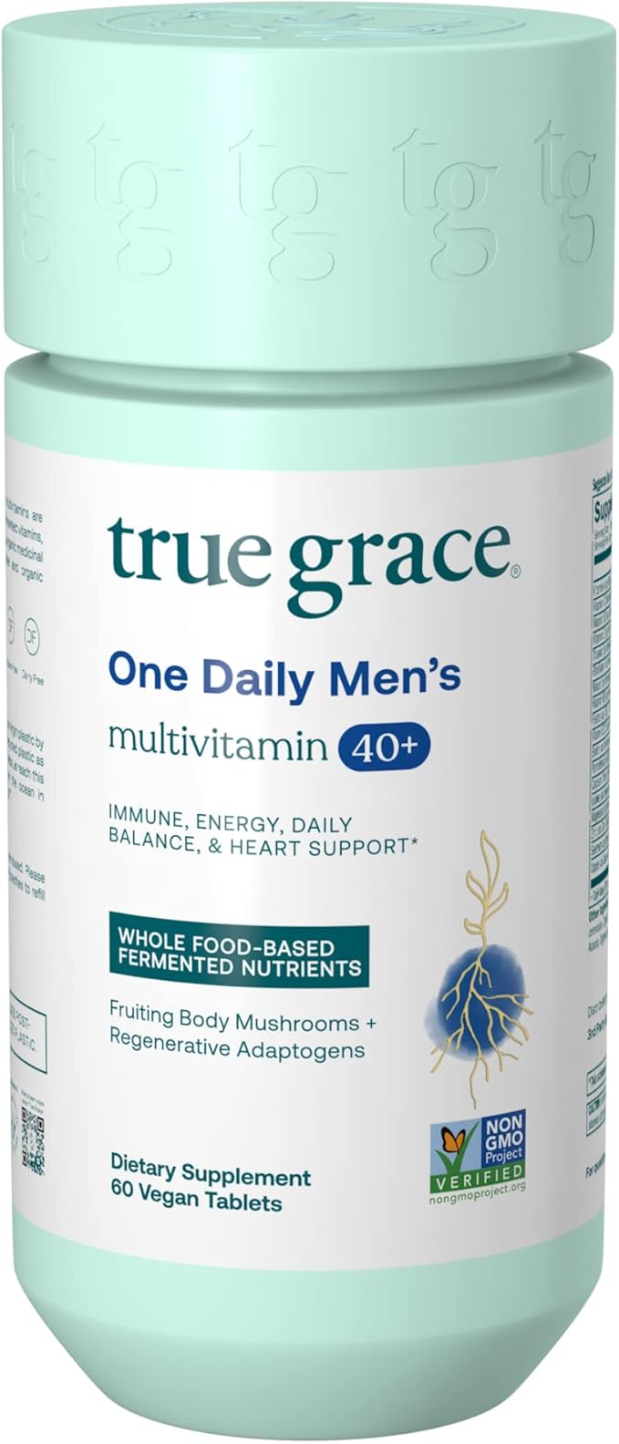True Grace Men's 40+ One Daily 60 Vegan