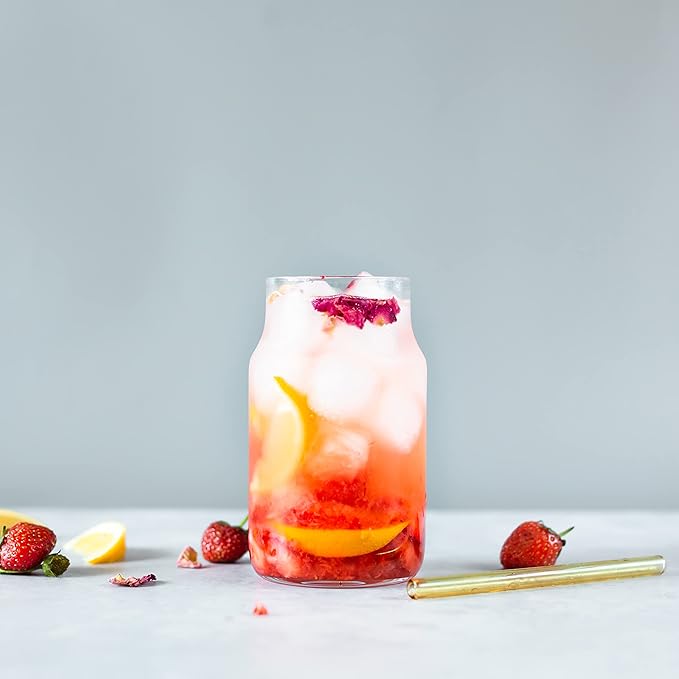 100% Organic Rose Water 8.5 fl oz - Distilled from Damask Rose - Premium Food Grade Hydrolate of Rose - Soothes, Hydrates and Calms - Non-GMO - Recyclable Glass Bottle