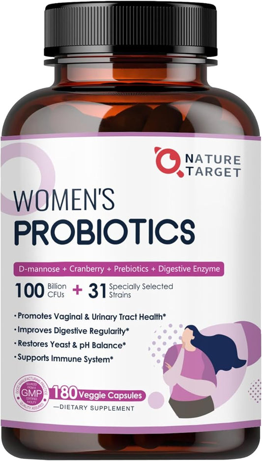 Probiotics for Women Digestive Health, 100 180 Veggie