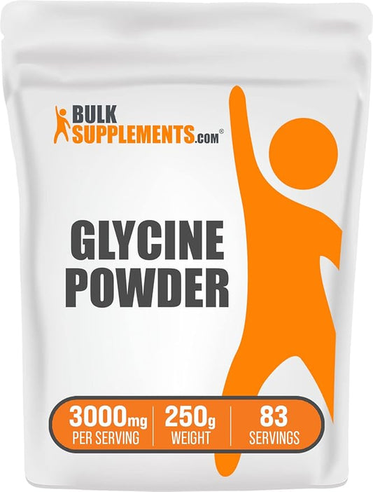 BulkSupplements.com Glycine Powder 3000mg - 3000mg per 250g (8.8 (8.8 oz) 1)