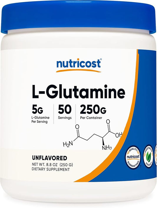 Nutricost L-Glutamine Powder 250 Grams