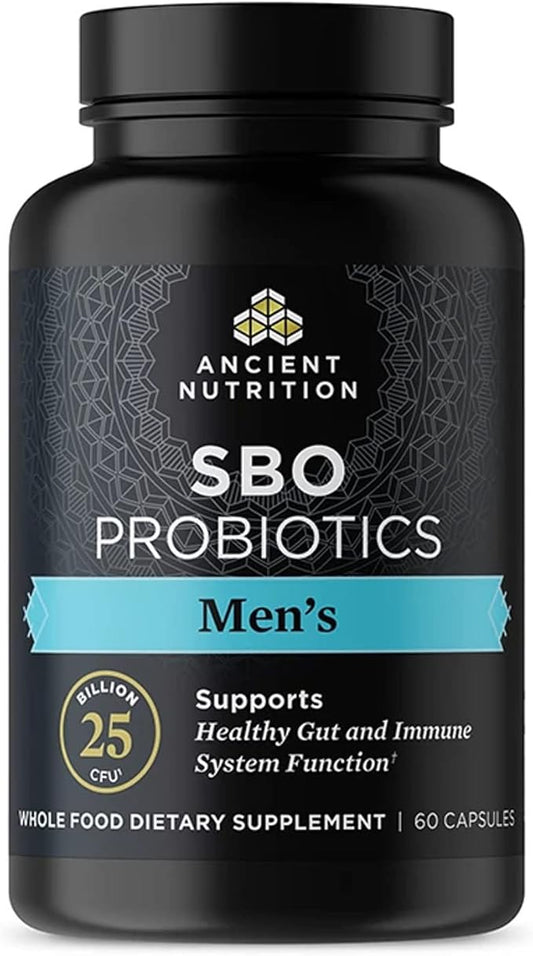 Probiotics for Men by Ancient Nutrition, 60 Ct, 25 Billion