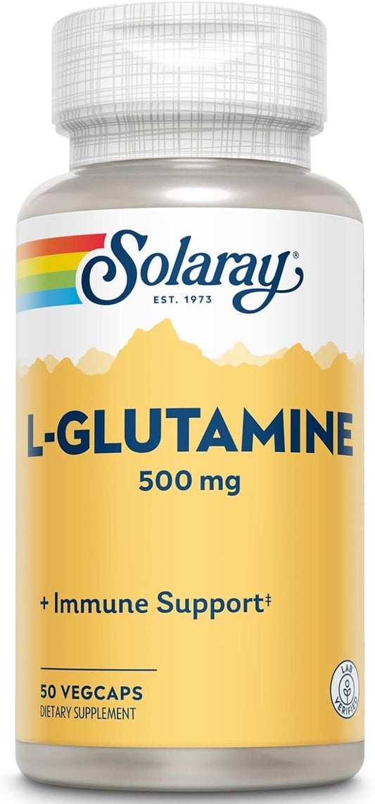 SOLARAY L-Glutamine 500mg 50 VegCaps