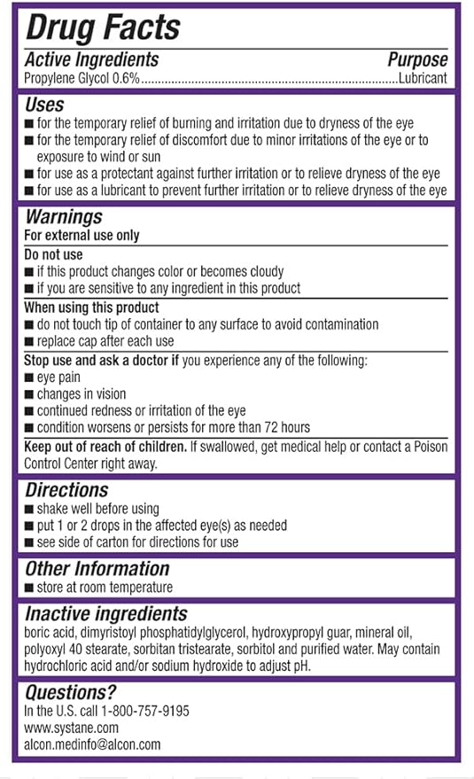 Systane COMPLETE PF Multi-Dose Preservative Free 0.34 Fl 2 count 1) (Packaging